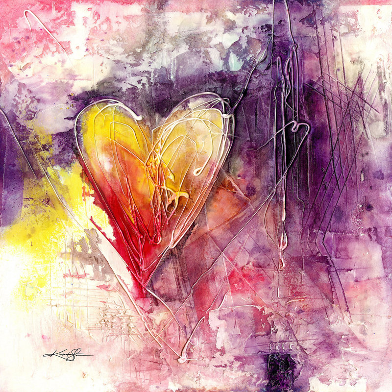 Ensemble de housse de couette pour lit simple DiaNoche par Kathy Stanion - Journey of the Heart 3