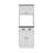 Tampa Kitchen Pantry with Drawer and 2 Cabinets-1987800972