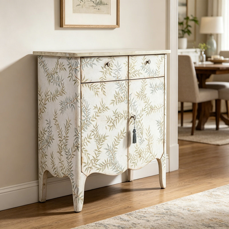 Armoire en bois rétro