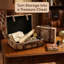 Prem 2 Piece Leather Vintage Trunk