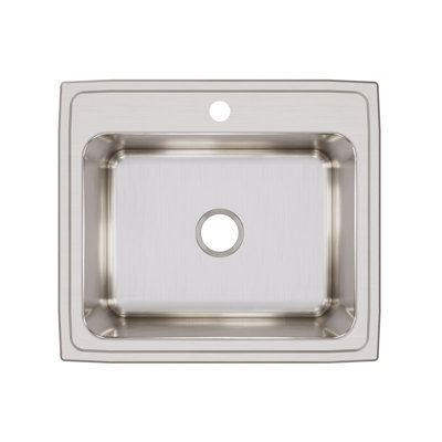 Classic Stainless Steel 25" x 22" x 12-1/8" Undermount Sink