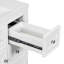 Meuble-lavabo 36 po sans lavabo, base d'armoire seulement, une armoire et six tiroirs, blanc