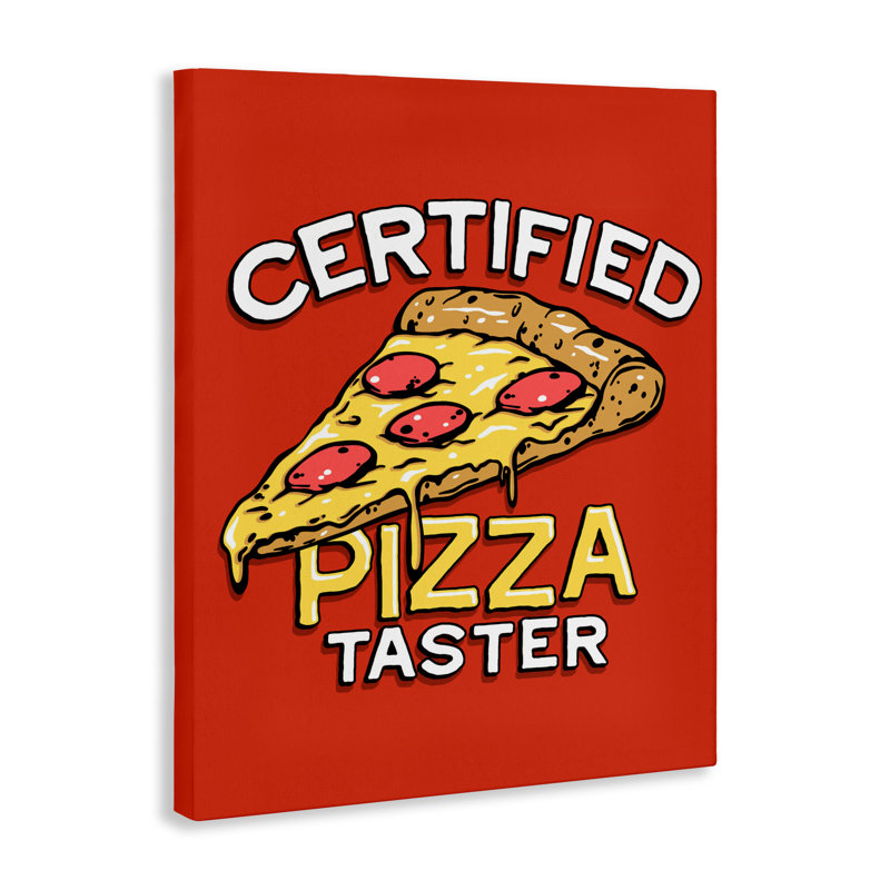 Toile de dégustation de pizza certifiée, conception par Jedco Brands, Inc., H 30 po x l 24 po