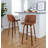 Thea 30" Fixed-Height Bar Stools with Bent Wood Legs & Round Footrest-103457372-103457377-103457382
