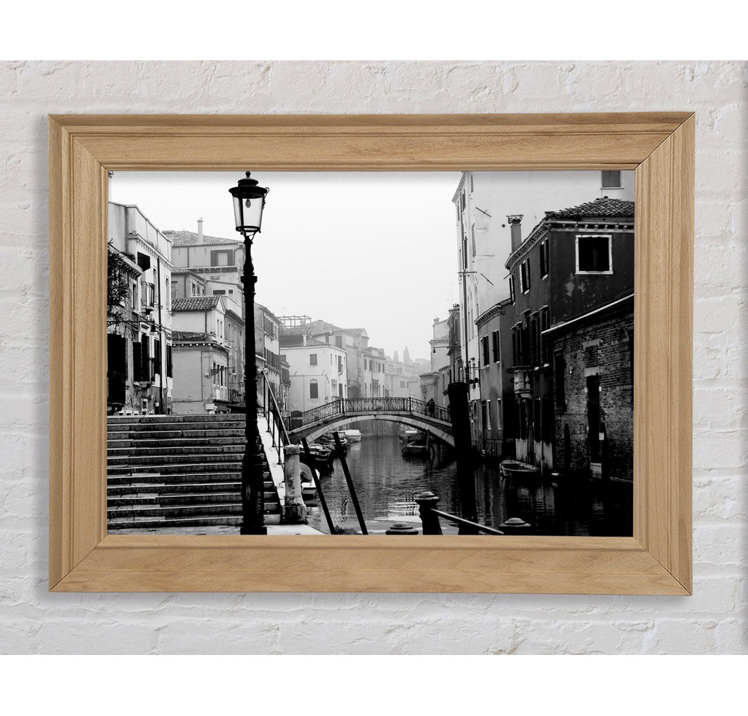 Venedig Retro B N W - Druck