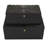 Wood Geometric Decorative Box with Hinged Lid Set-62860386