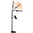 OttLite Dual Shade LED Standing Floor Lamp Adjustable Stand with USB and Flexible Neck - 4 Settings-48365701