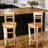 Suzette Swivel Solid Wood Counter Stool with Solid Wood Frame-210728384