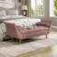 Banc de chambre rembourré en velours avec accoudoirs roulés et coussins Corvina-122083592-122083594