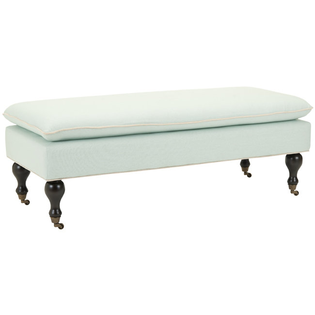 Banc rembourré Hampton, Robin's Egg Blue
