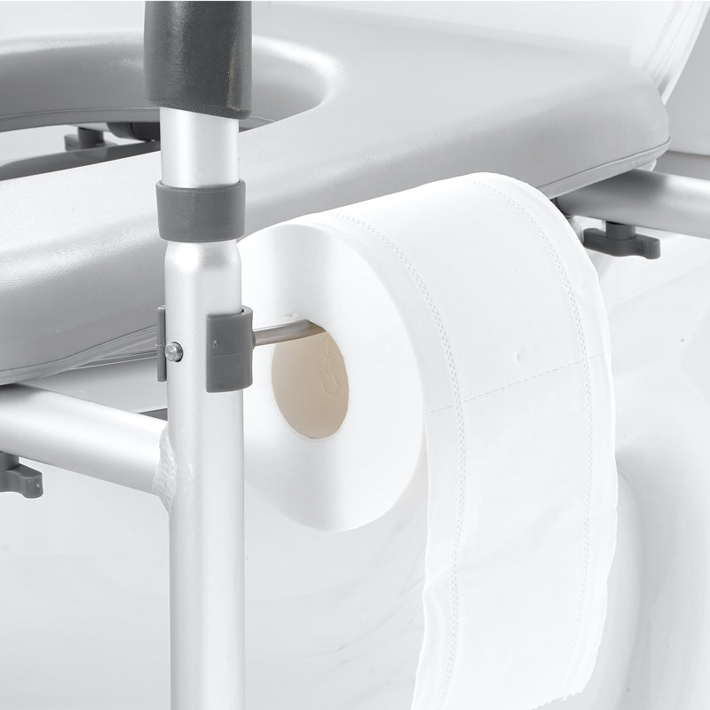 VEVOR Raised Toilet Seat, 7-Position Height Adjustment 19.3" - 25.2", 350lbs Weight Capacity
