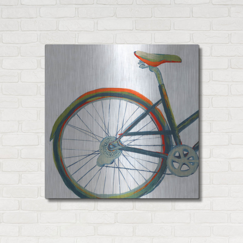 «Bicycle Diptych I» par Grace Popp, H 36 po x l 36 po