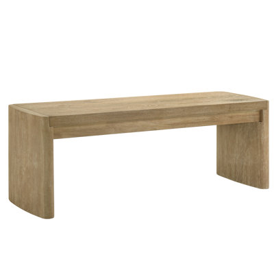 Banc de salle à manger long de 50,5 po Kepler Driftwood 