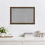 Tableau magnétique à cadre étroit Regis Barnwood Mocha-101932847