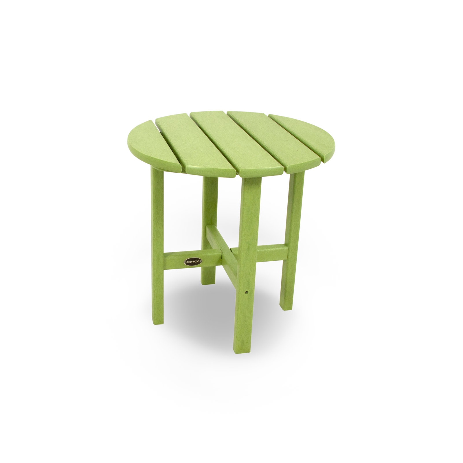 POLYWOOD® Tables 18" Patio Side Table, Lime
