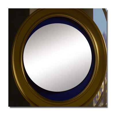 Visions Of Eye Of Consciousness Futuristic XI - Fantasy & Sci-Fi Square Mirror For Wall Art Decor