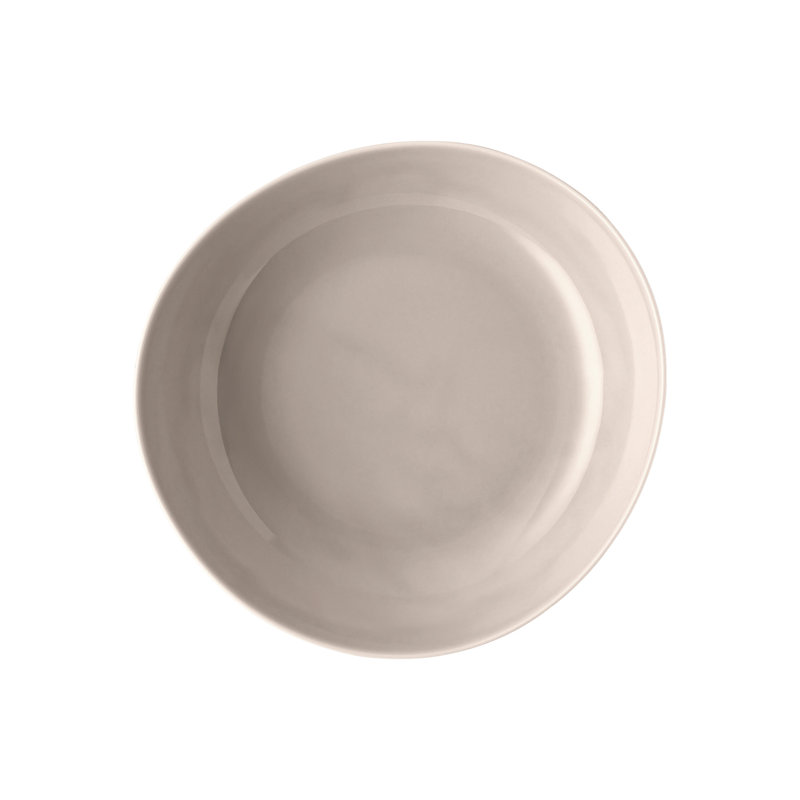 Junto Porcelain Dinner Plate, Soft Shell