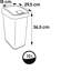 10 Litre Touch Top Outdoor Trash & Recycle Bin-1607025609