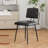 Modern Upholstered Dining Chairs Set of 2, PU Leather Kitchen Chairs with Padded Seat & Backrest, Mid-Century Modern Side Chairs with Metal Legs, Armless Accent Chairs for Dining Room, Kitchen, Living Room, Bedroom, Apartment-940580309