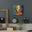  «Wouf Golden Retriever» par Rich Monet, art mural en métal, 12 po x 12 po-1153197326