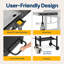 Portable 4-Burner 60,000 BTU Flat Top Propane Gas Grill