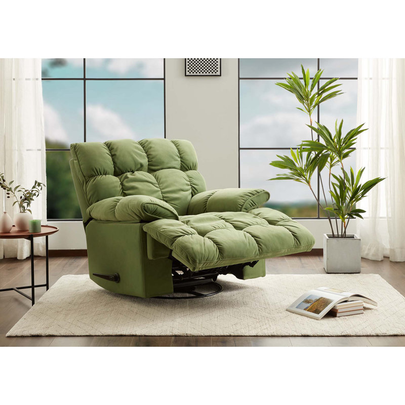 Classic Recliner, Cream White, Manual - Handle / Lever 