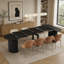 Table de salle à manger extensible et pliable pour 1 à 10 personnes, console multifonctionnelle en bois extensible pour cuisine, salon ou salle de réunion-521671579