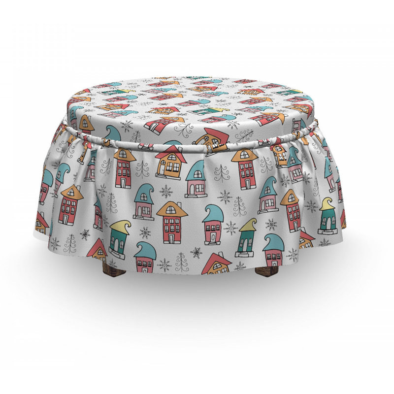 Housse pour repose-pieds noel house