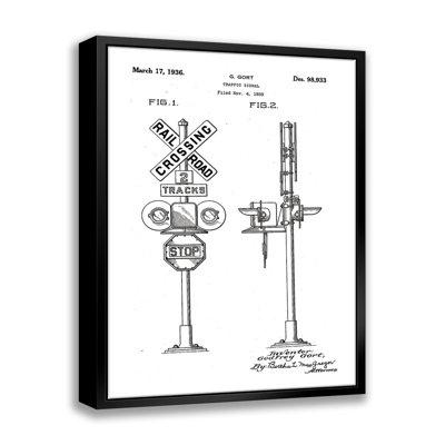 «Rail Road Crossing Sign» par Stanley Print House - on