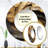Gold Black Timeless Turn IV - Abstract Spirals Mirror, Modern Round Decorative Wall Mirror, Printed Metal Art-99621408