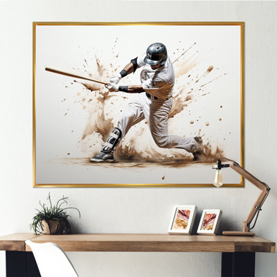 Baseball Minimal Swing I - Sport Baseball Wall Art