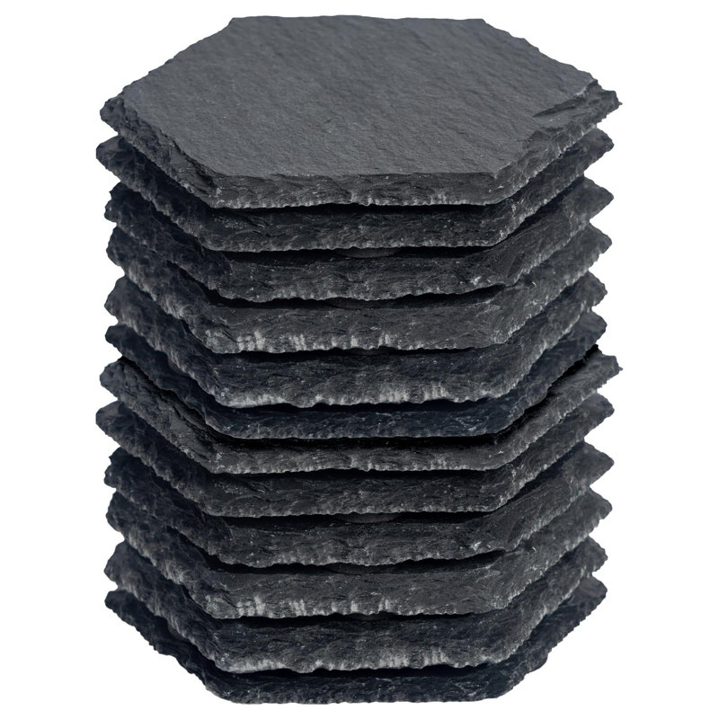 Hexagon 12 Piece Coaster Set