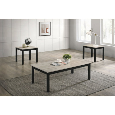 Ensemble de table 3 pièces de style contemporain