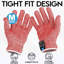 Gants résistants aux coupures Zulay - Qualité alimentaire - Protection de niveau 5 - Gants de travail confortables, résistants aux coupures, moyens-114636134