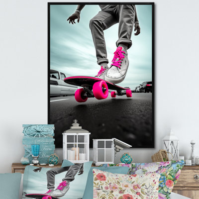 " Pink Skateboard Dreams "