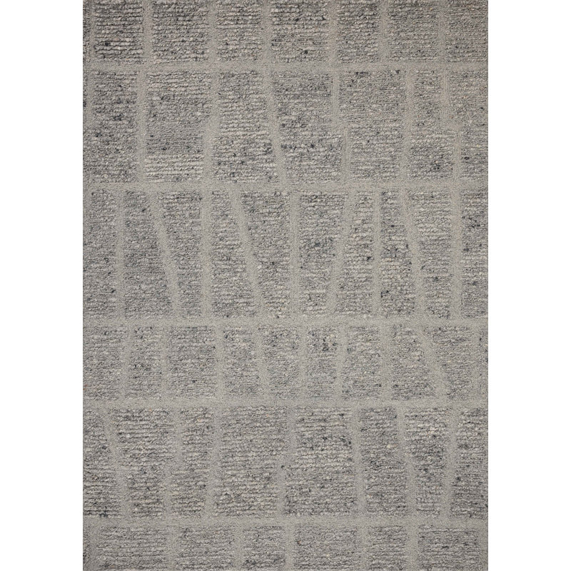 Magnolia Home by Joanna Gaines x Loloi Jones Slate Area Rug, Rectangle 9'3" x 13'