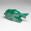Genuine Polished Malachite Fish Carving (280 Grams)
