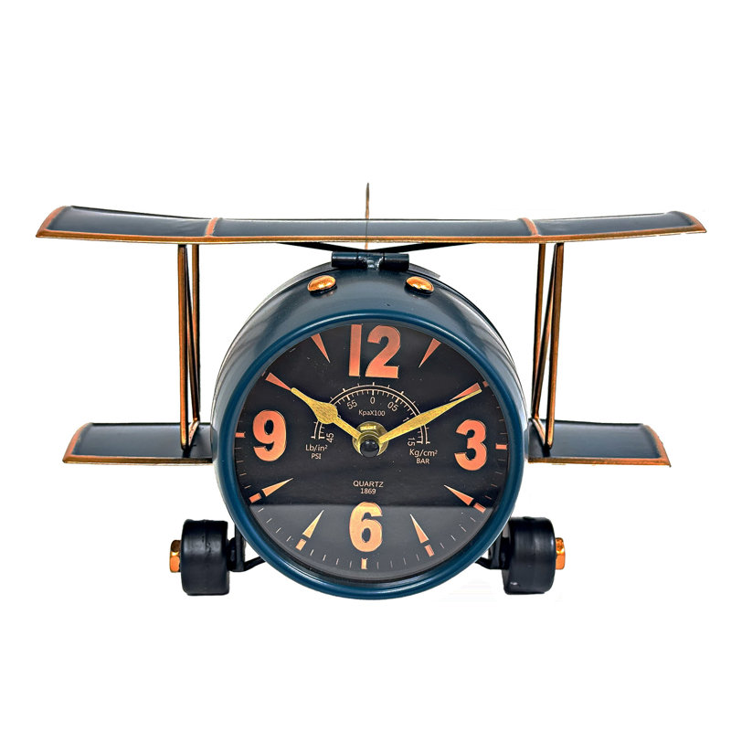 Bi-Plane Table Clock