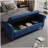 Upholstered 63" Bed Bench , Wooden Legs-722902996