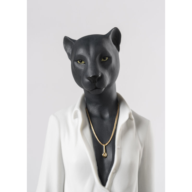 Panther Woman Figurine