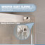 50" - 54" W x 70" H Double Sliding Framed Shower Door with Clear Tempered Glass-92398413
