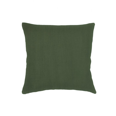 Coussin en lin épinette vert 20x20