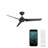 Roboto 3 - Blade Indoor/Outdoor Smart Ceiling Fan with Remote Control Included, Works With Alexa and iOS / Android App-39155175-57351463
