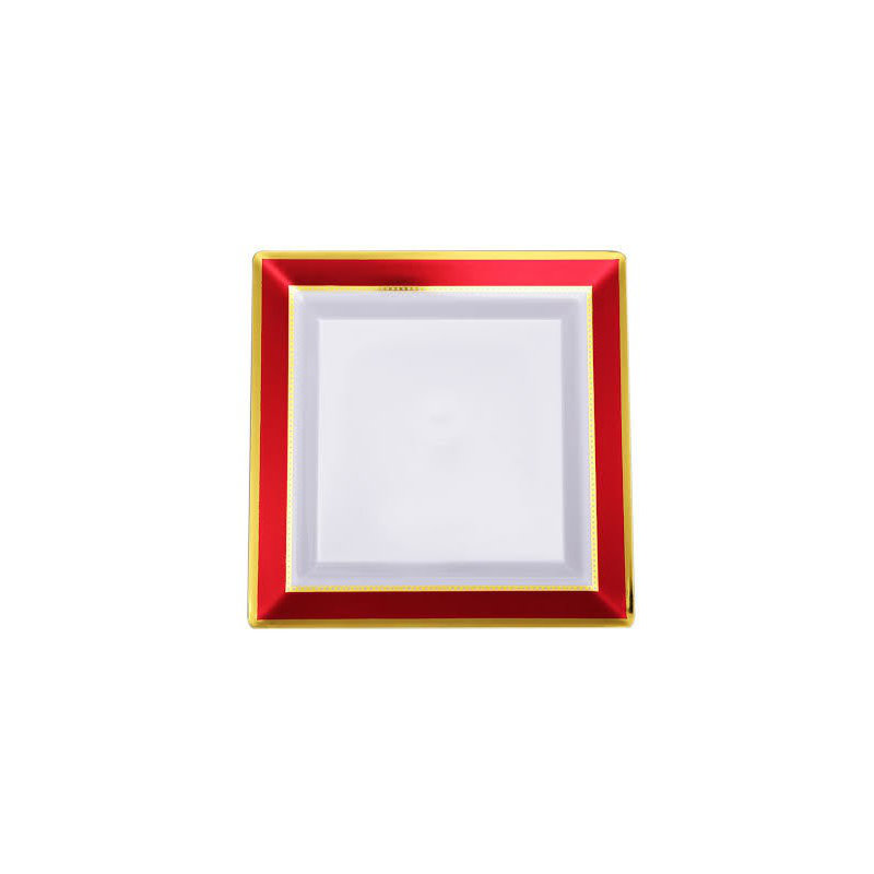 Assiette à apéritif en plastique jetable