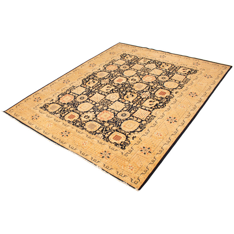 Arabelle One-of-a-Kind 11'10" X 15'5" New Age Wool Area Rug in Dark Navy