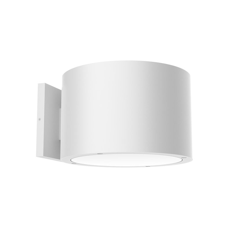 Lamar 1 - Light LED Outdoor Armed Sconce, White, 30W