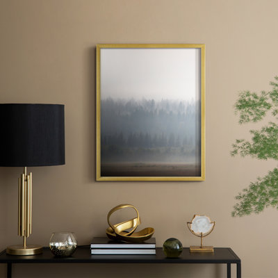 Morning Glow II, reproduction encadrée - bois massif