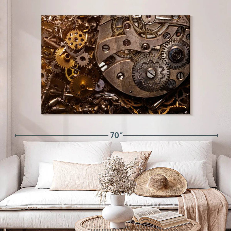 Kerner Old Gears, 34" H x 51" W