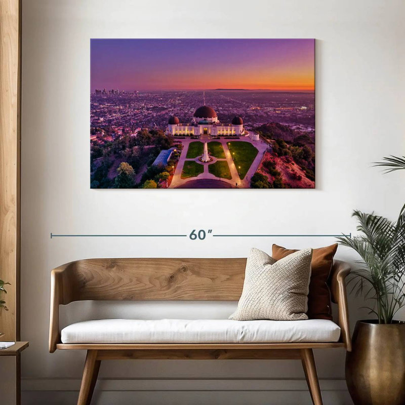 Sireci Griffith Observatory, 30" H x 45" W