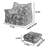 Retro bamboo leaf bean bag single sofa